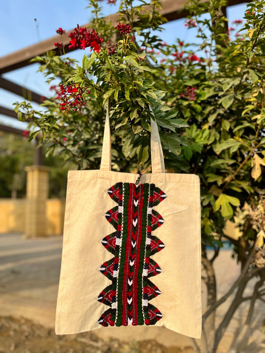 Kapnal Tote Bag - Hand Embroidered